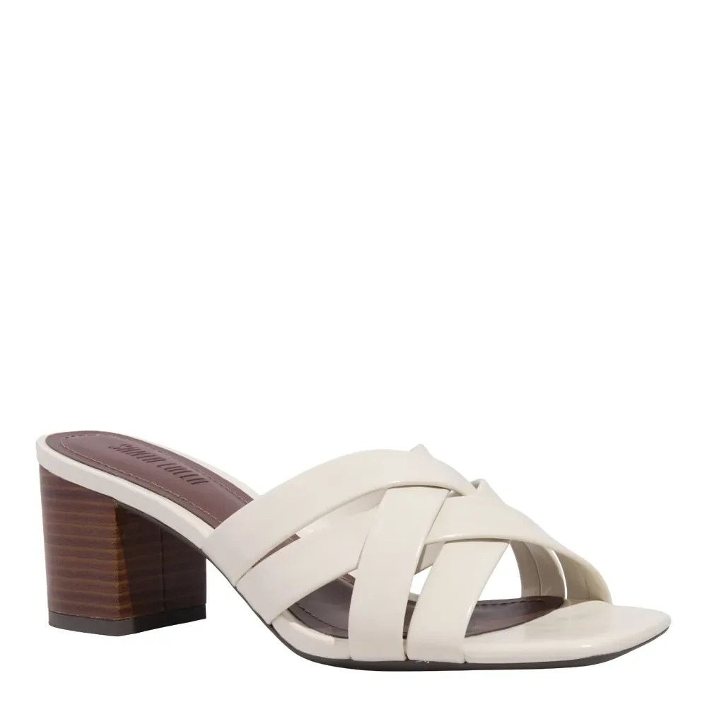 Mule Napa Off White Salto Bloco Baixo - vista 2 de 3