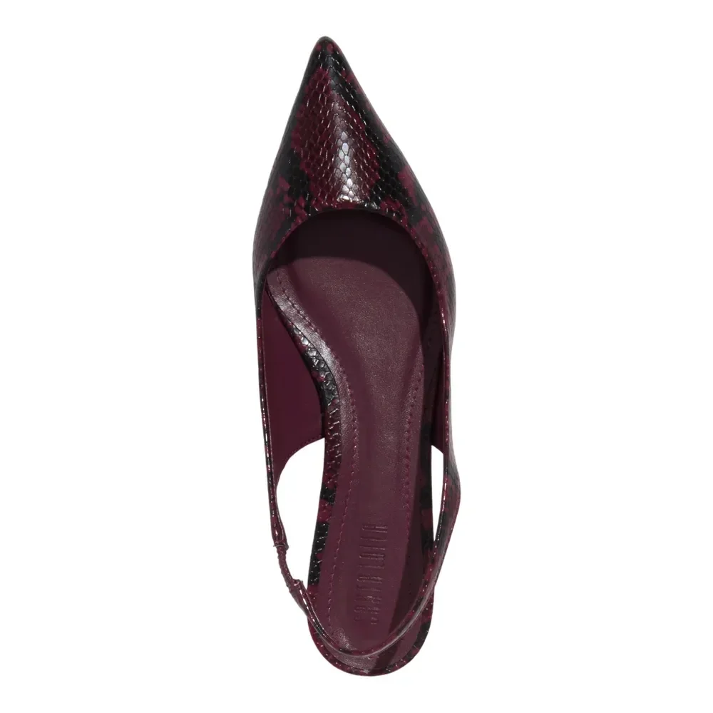 Sapatilha Animaler Vermelho Marsala Bico Fino - vista 4 de 4