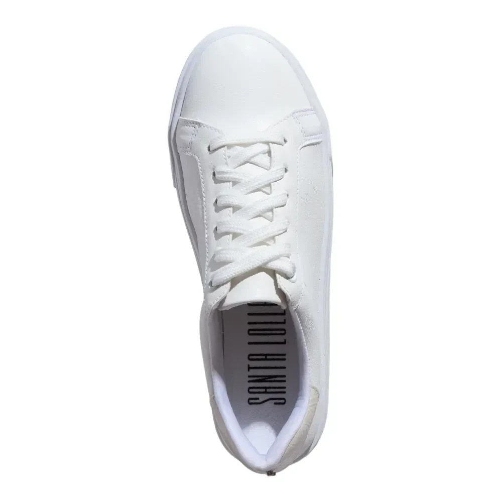 Tênis New Pele Branco - vista 4 de 4