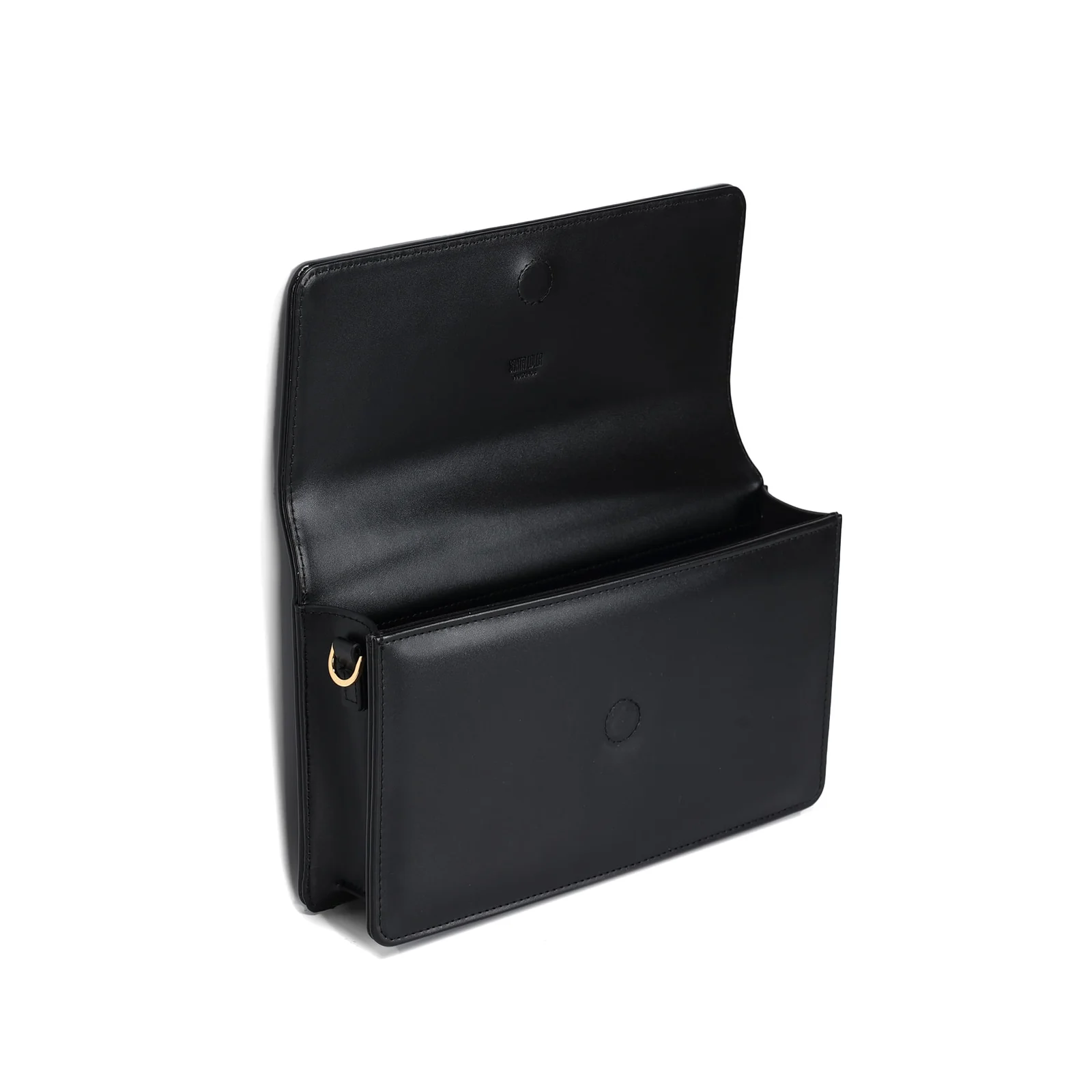 Bolsa Pequena Soft Preta Alça Transversal - vista 3 de 3