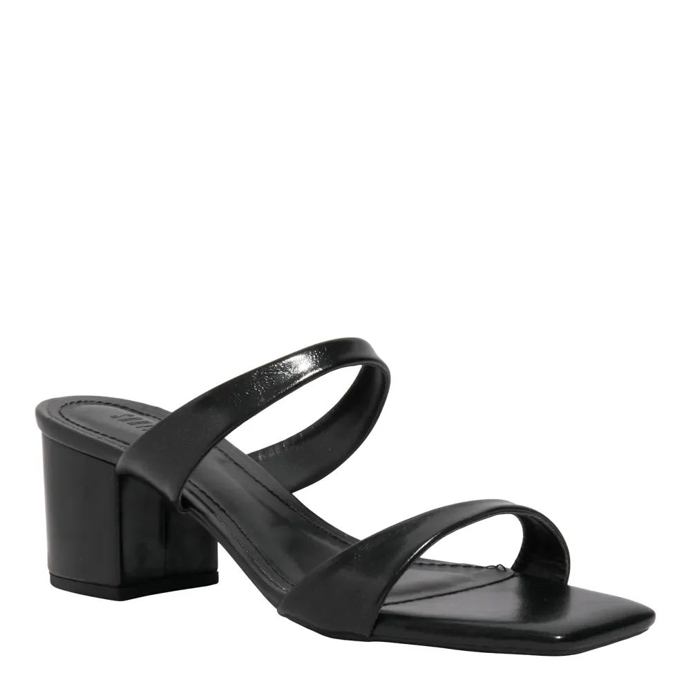 Mule Napa Madri Preto Salto Bloco Baixo - vista 2 de 3