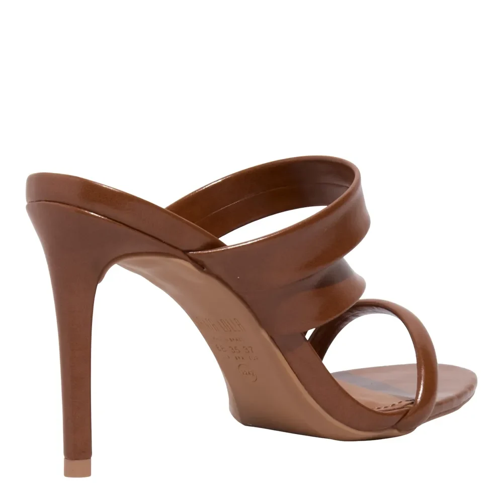 Mule Napa Marrom Salto Alto Fino - vista 3 de 3
