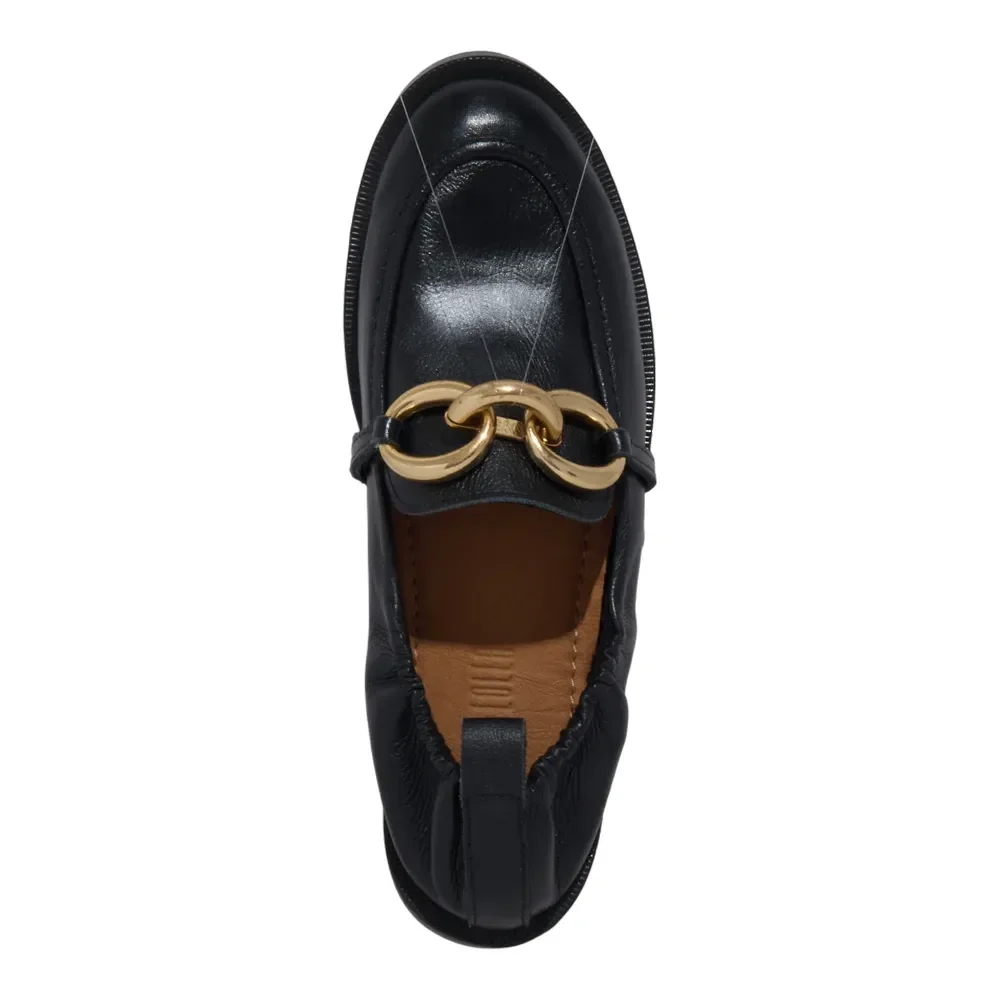 Mocassim Couro Floater Preto - vista 4 de 4