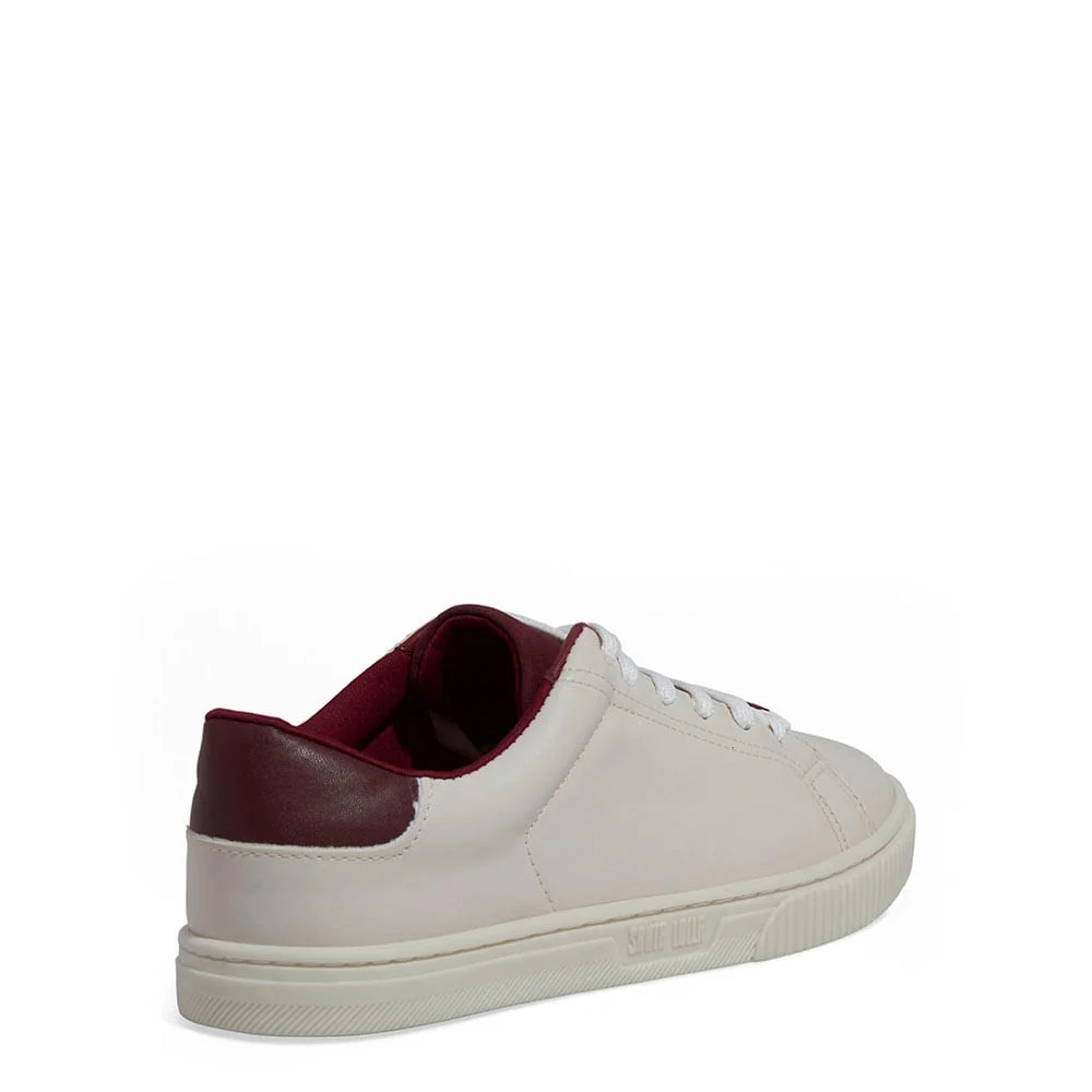 Tênis Napa Soft Off White e Vermelho - vista 3 de 4