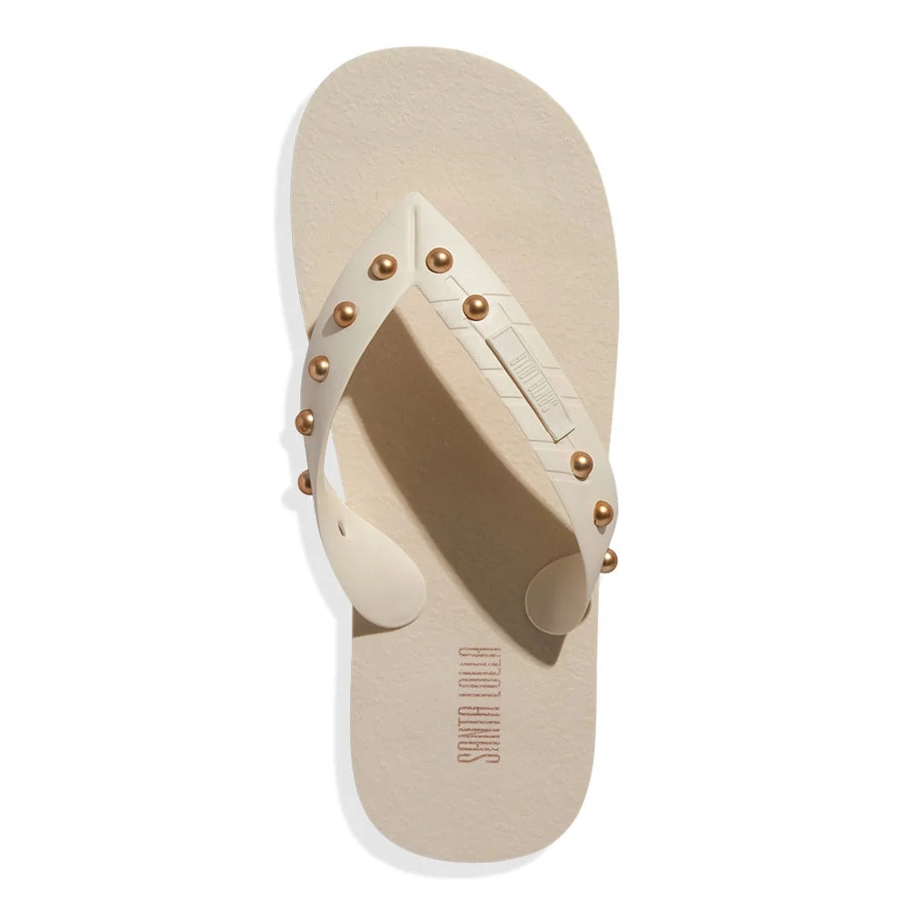 Chinelo Borracha Tratorado Off White - vista 4 de 4