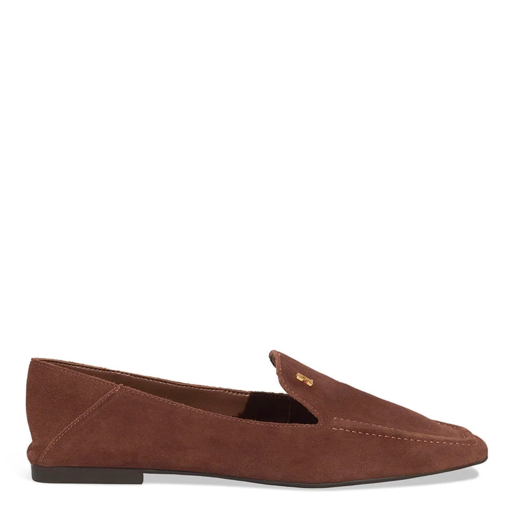 Mocassim Couro Camurça Marrom Terracota - vista 1 de 4
