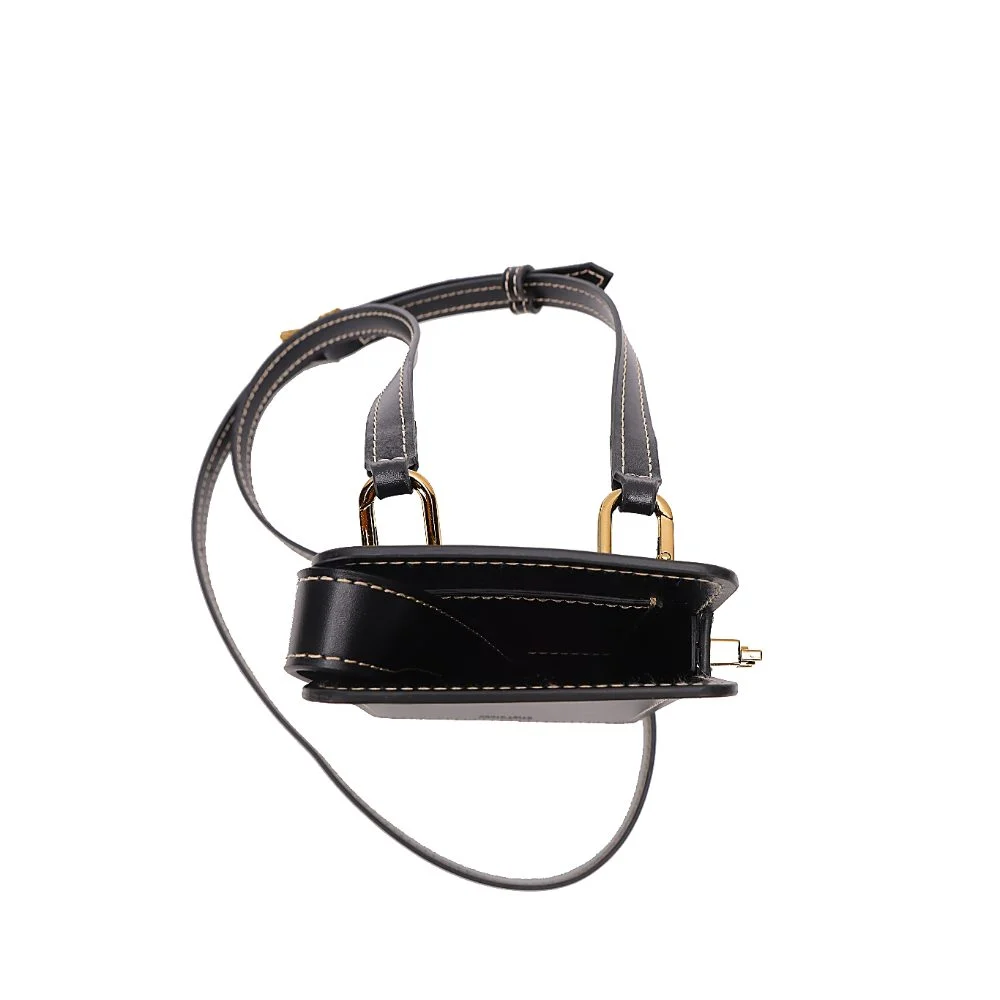 Bolsa Porta Celular Soft Preta Alça Transversal - vista 7 de 8