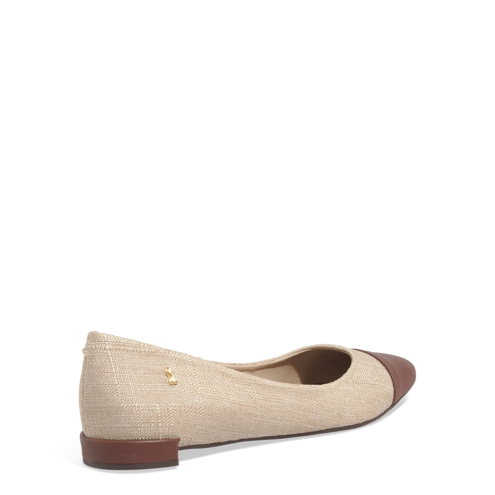 Sapatilha Napa Soft Bico Fino Marrom Terra - vista 3 de 6