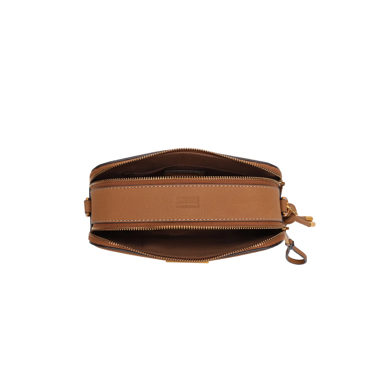 Bolsa Camera Bag Nobuck Marrom Safari Transversal - vista 5 de 5