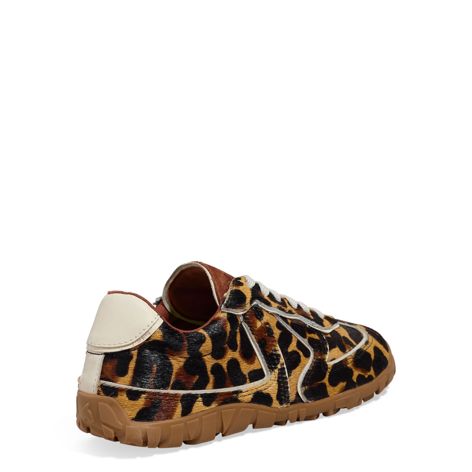 Tênis Couro Pelo Animal Print Onça - vista 3 de 5