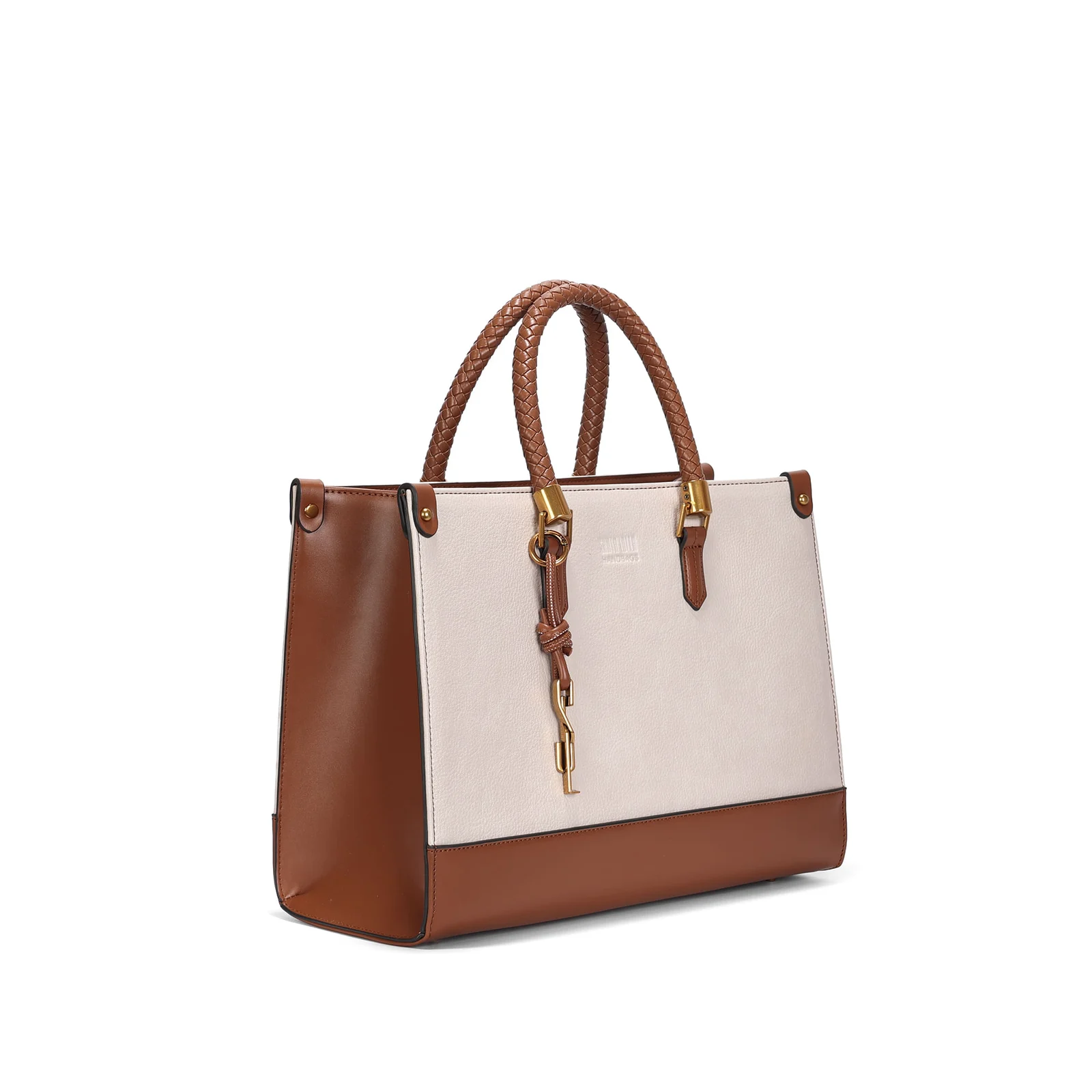 Bolsa Grande Estruturada Floater Off White Alça Dupla - vista 2 de 3