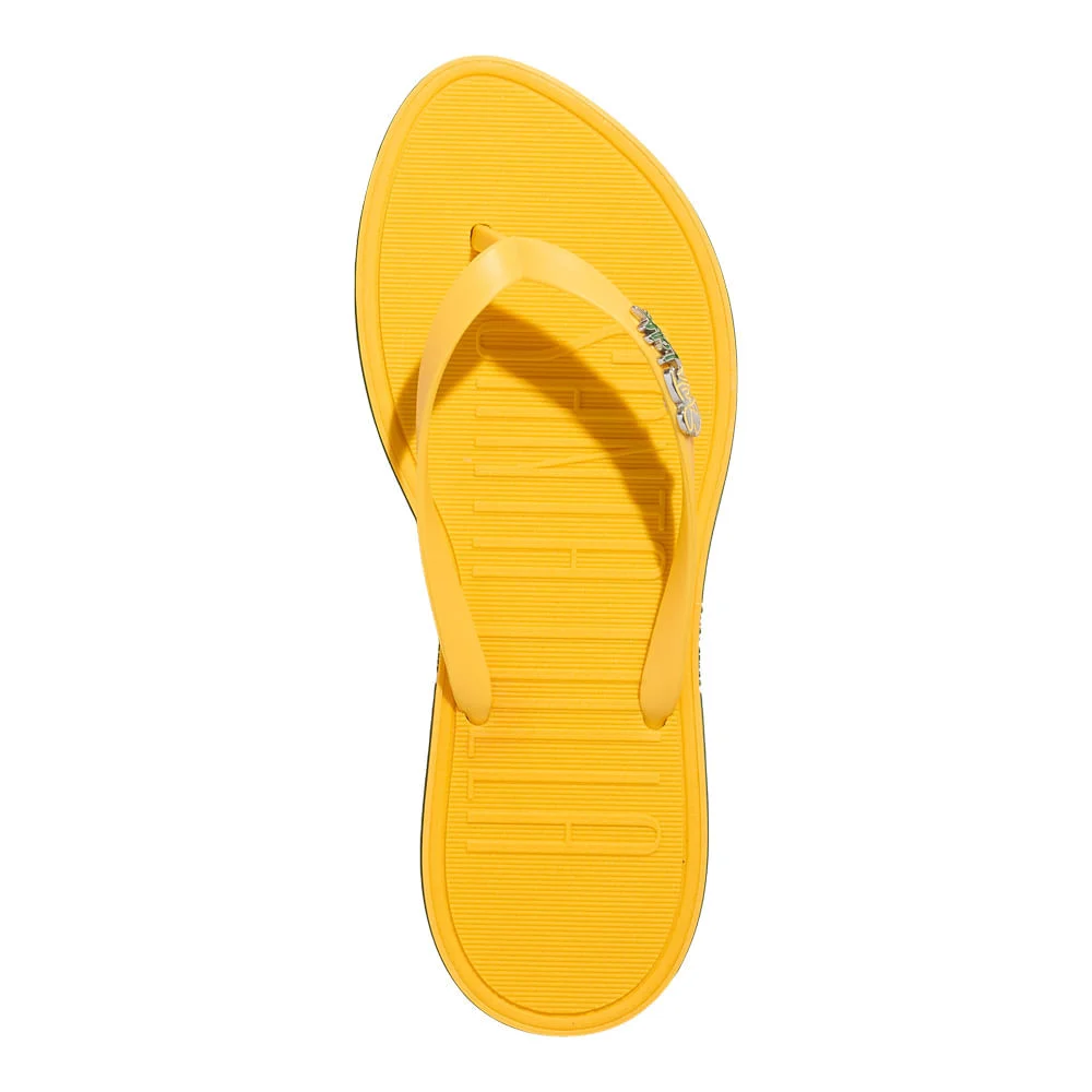Chinelo Flip Flop Brasil Borracha Amarelo - vista 4 de 6