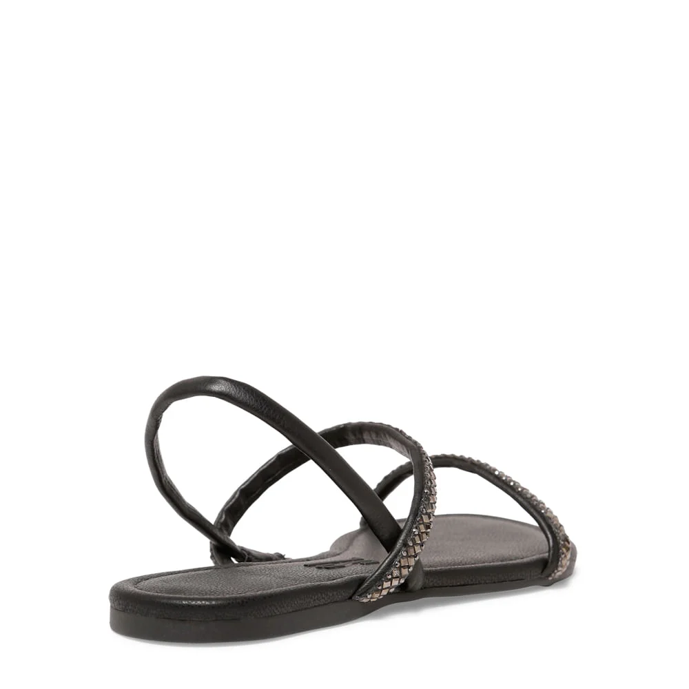 Rasteira Floater Lux Preto - vista 3 de 4