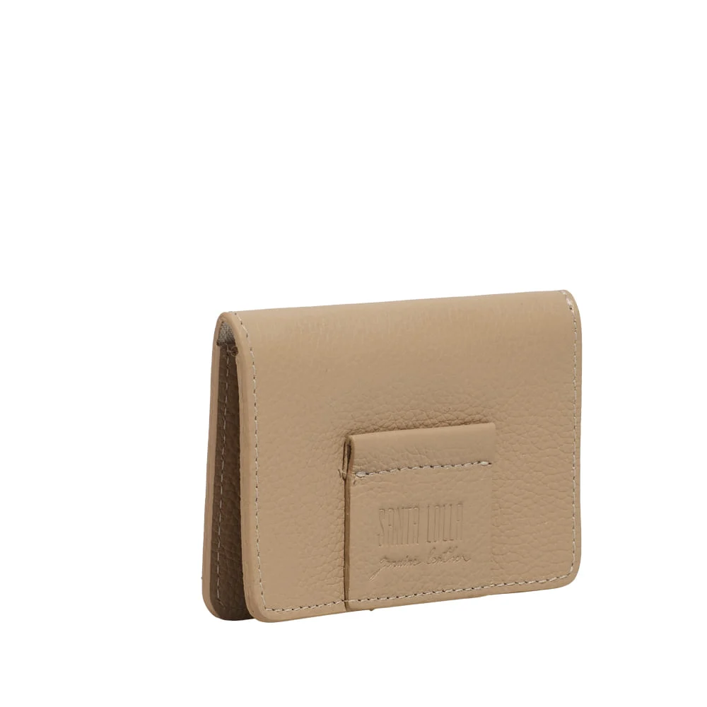 Carteira Couro Floater Bege Sand - vista 2 de 3