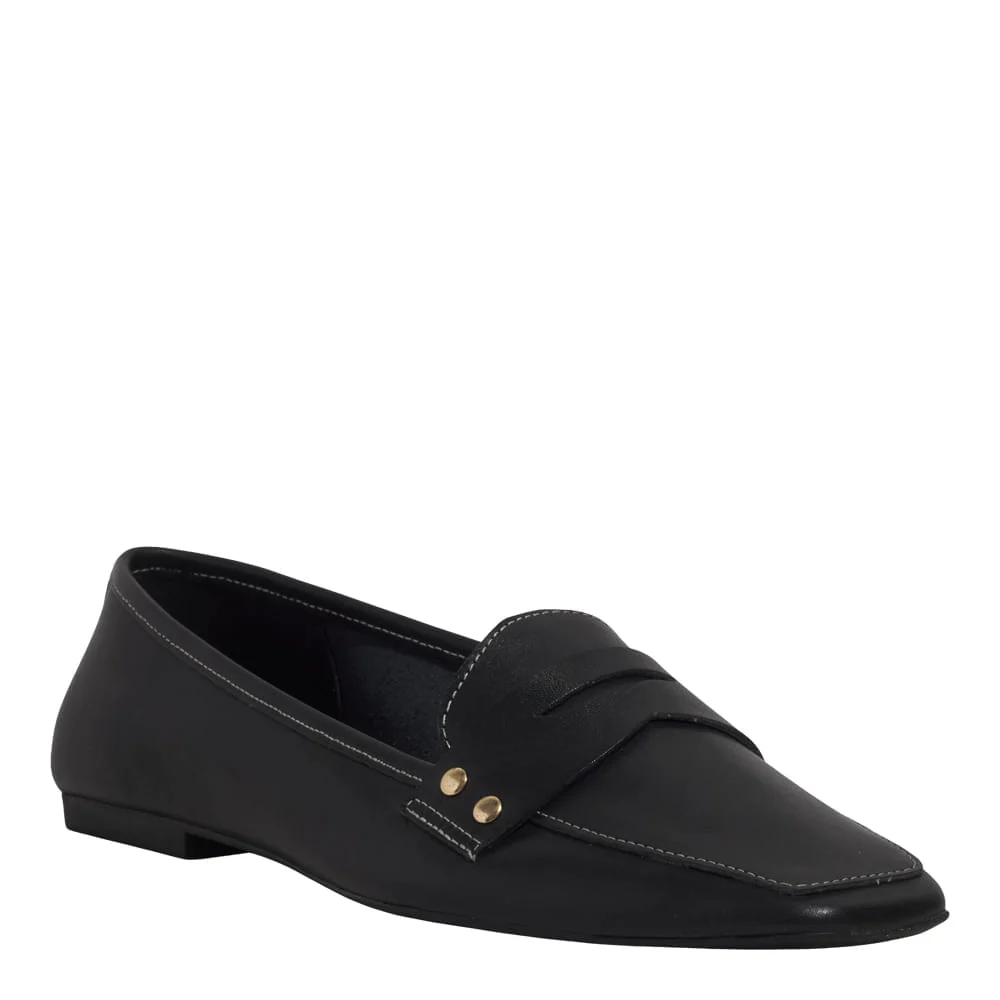Mocassim Couro Nobre Soft Preto - vista 2 de 5