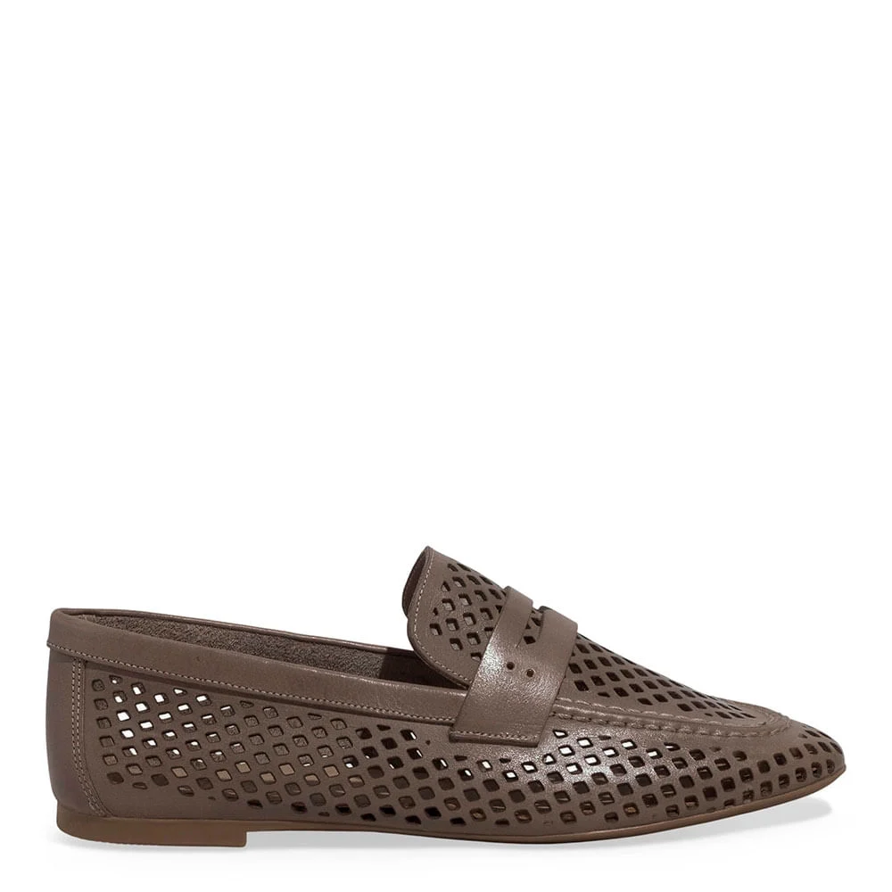 Mocassim Couro Confort Cinza Fog - vista 1 de 5