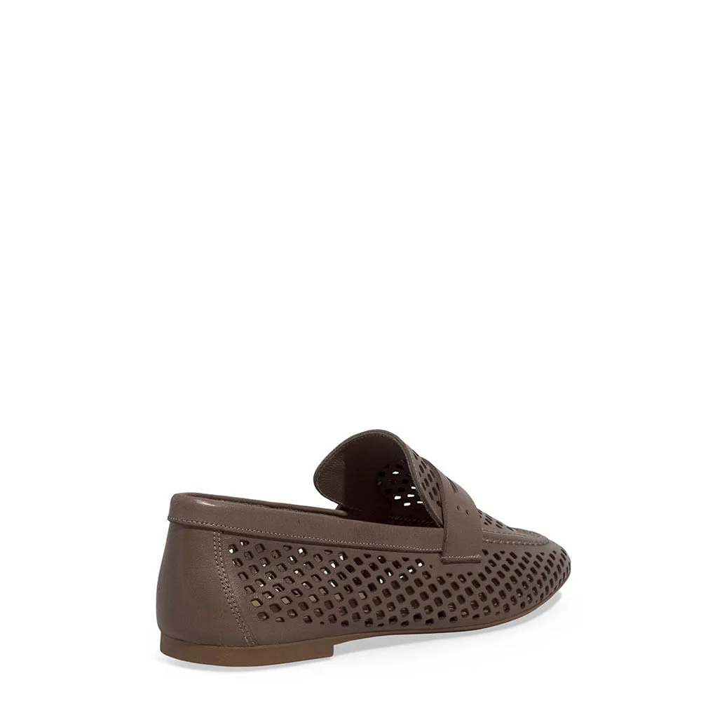 Mocassim Couro Confort Cinza Fog - vista 3 de 5