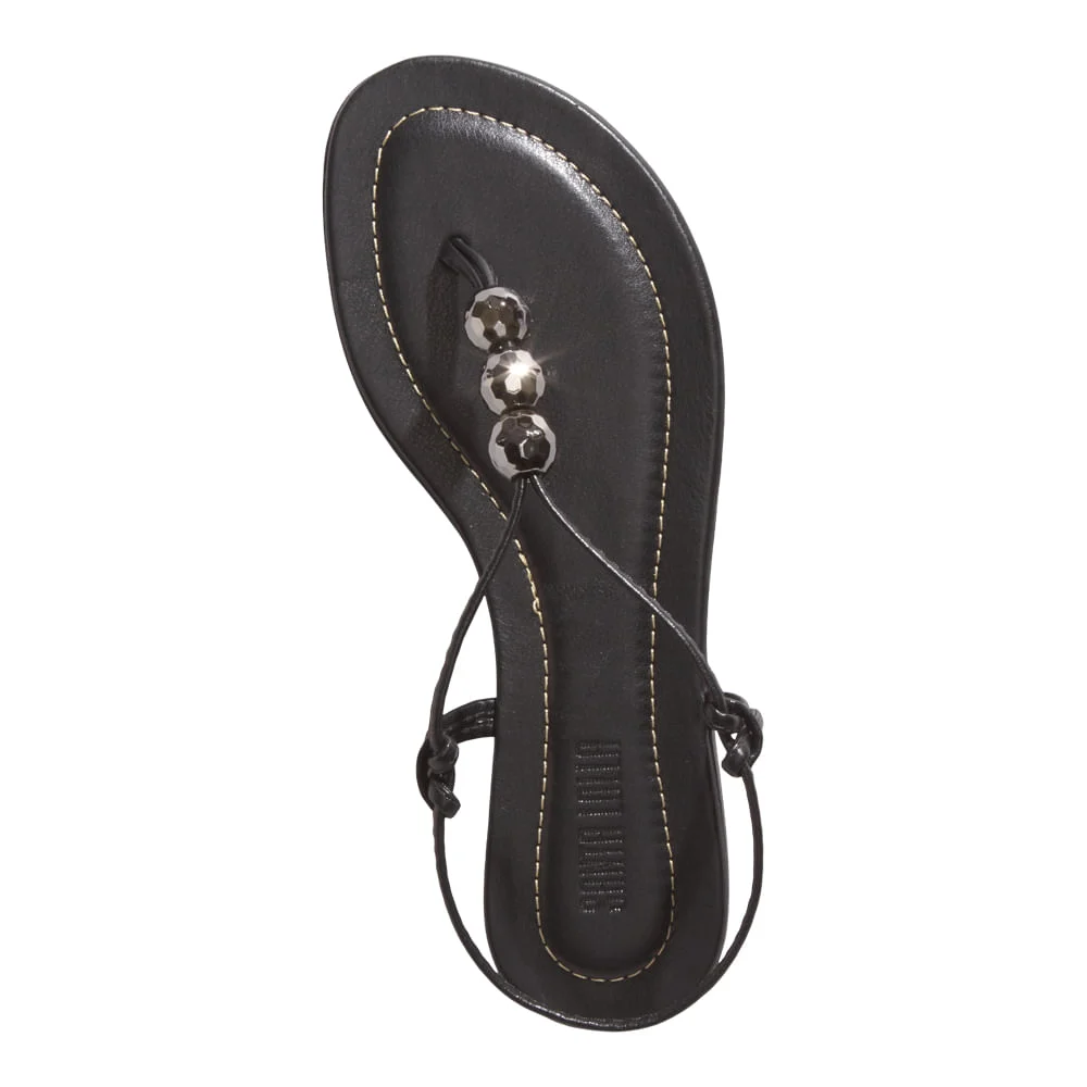 Rasteira Napa Soft Preto - vista 4 de 6