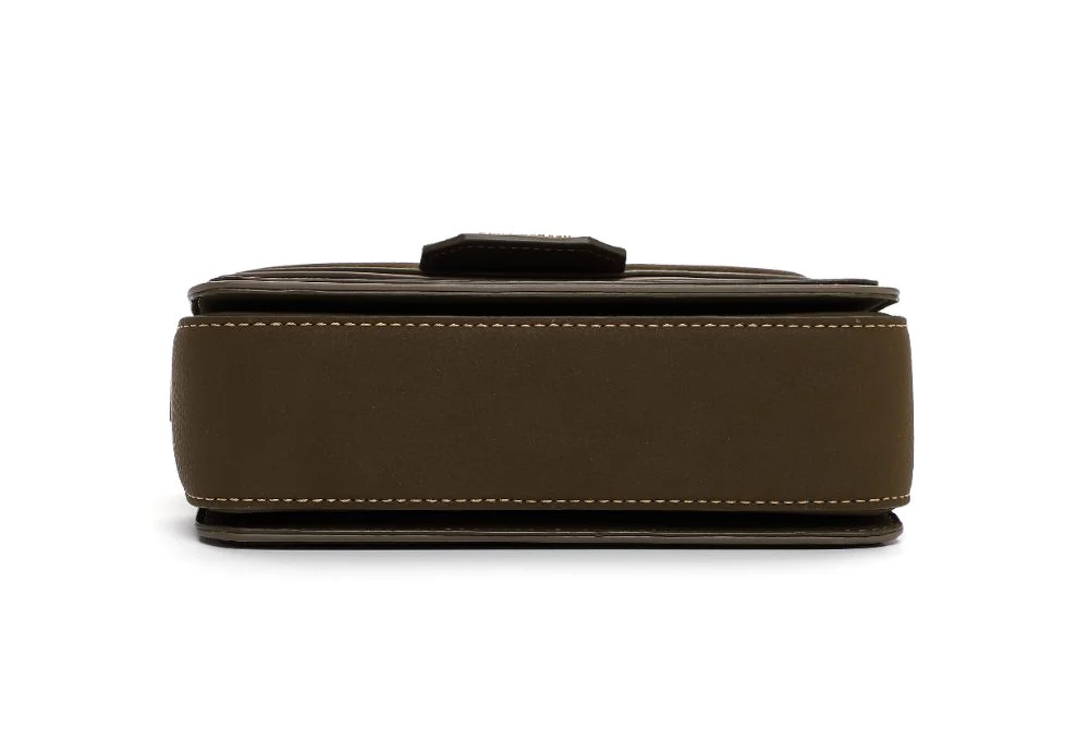 Bolsa Envelope Pequena Nobuck Cinza Steel Transversal - vista 5 de 6