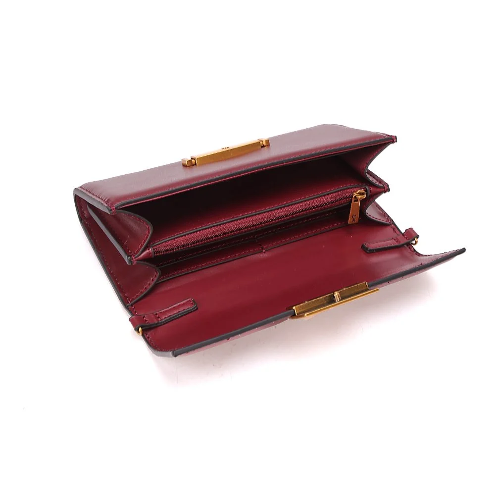 Bolsa Carteira Pequena Soft Roxo Berry Alça Transversal - vista 7 de 7