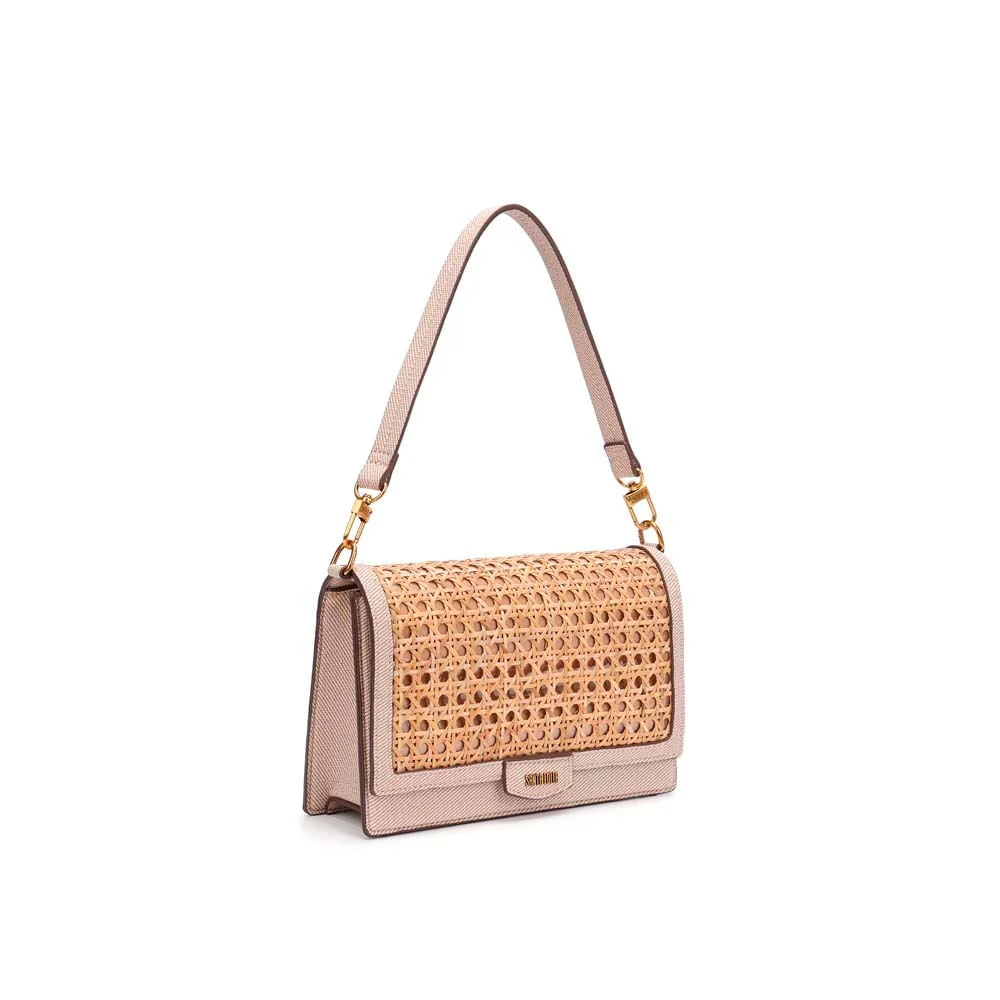 Bolsa Clutch Soft Bege Alça De Ombro - vista 3 de 6