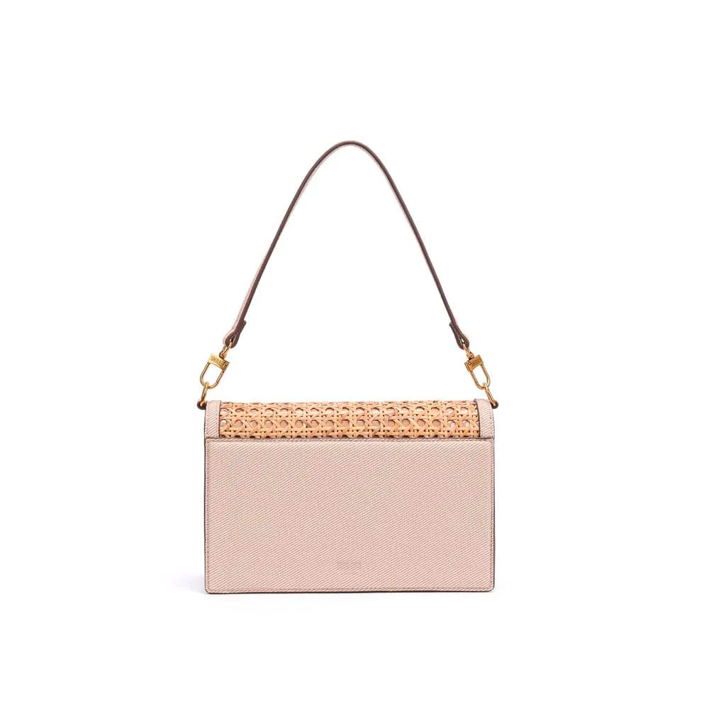 Bolsa Clutch Soft Bege Alça De Ombro - vista 4 de 6
