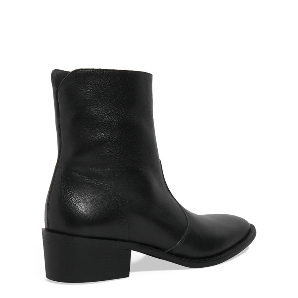 Bota Couro Floater Cano Médio Preta - vista 3 de 3