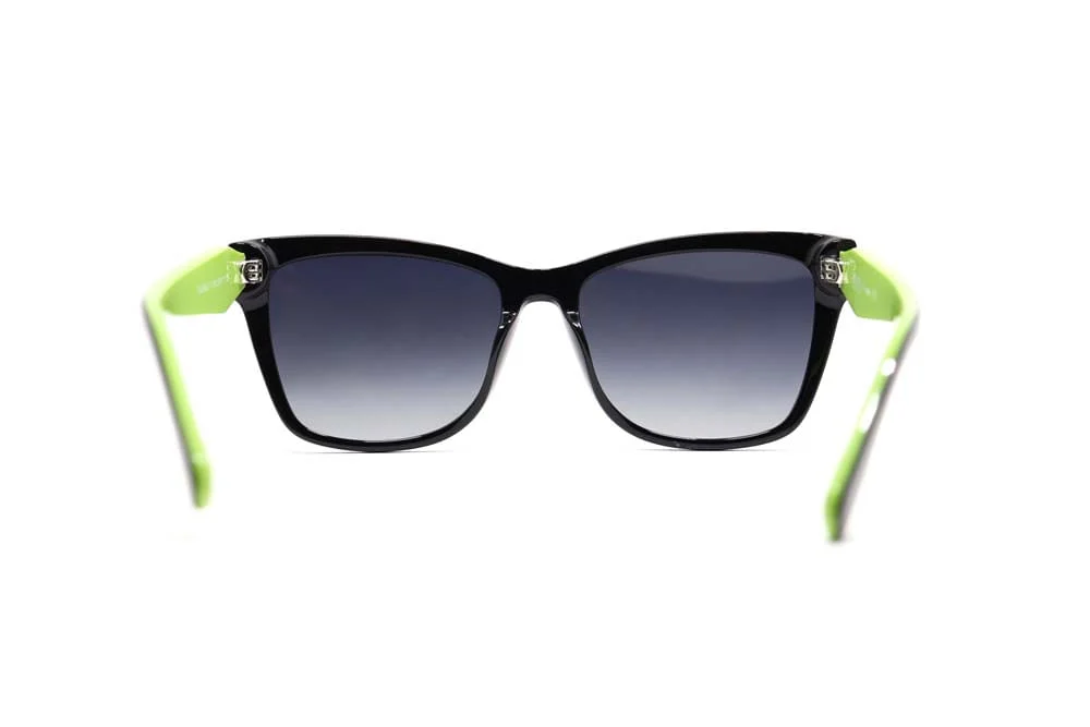 Óculos de Sol Quadrado Acetato Preto - vista 5 de 5