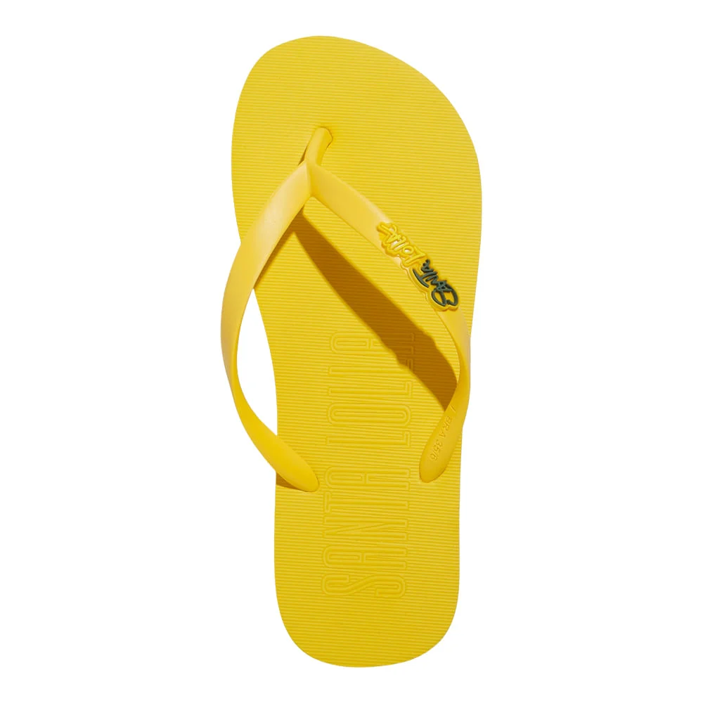Chinelo Flip Flop Brasil Borracha Amarelo - vista 4 de 6
