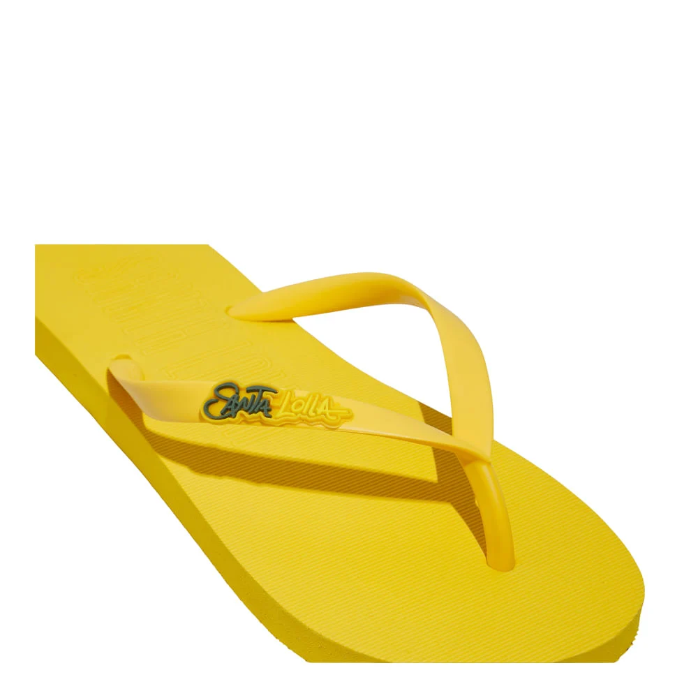Chinelo Flip Flop Brasil Borracha Amarelo - vista 5 de 6