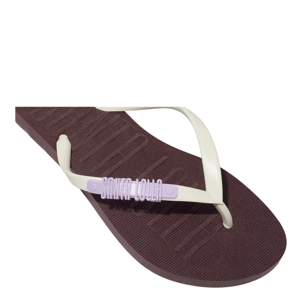 Chinelo Flip Flop Borracha Marrom Cocoa - vista 5 de 6