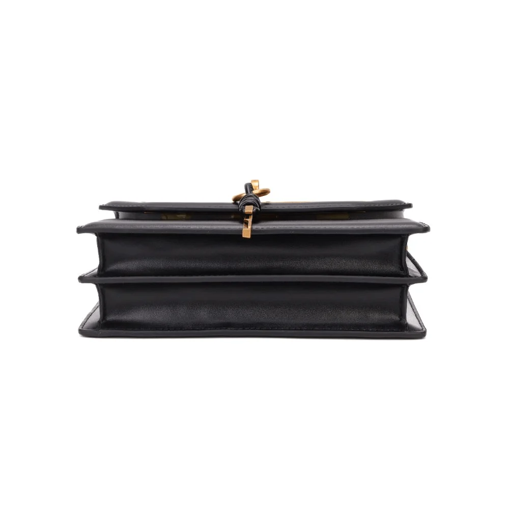 Bolsa Pequena Soft Preto Alça Transversal - vista 5 de 7