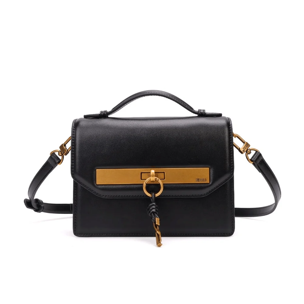 Bolsa Pequena Soft Preto Alça Transversal - vista 2 de 7