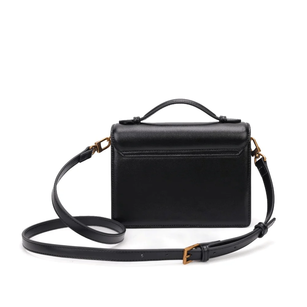 Bolsa Pequena Soft Preto Alça Transversal - vista 7 de 7