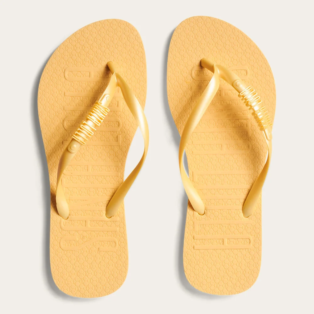Chinelo Flip Flop Borracha Amarelo Buttercream - vista 2 de 2