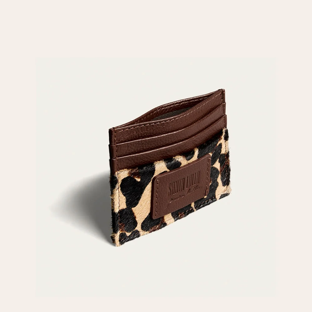 Porta Cartão Couro Pelo Animal Print Onça - vista 3 de 3