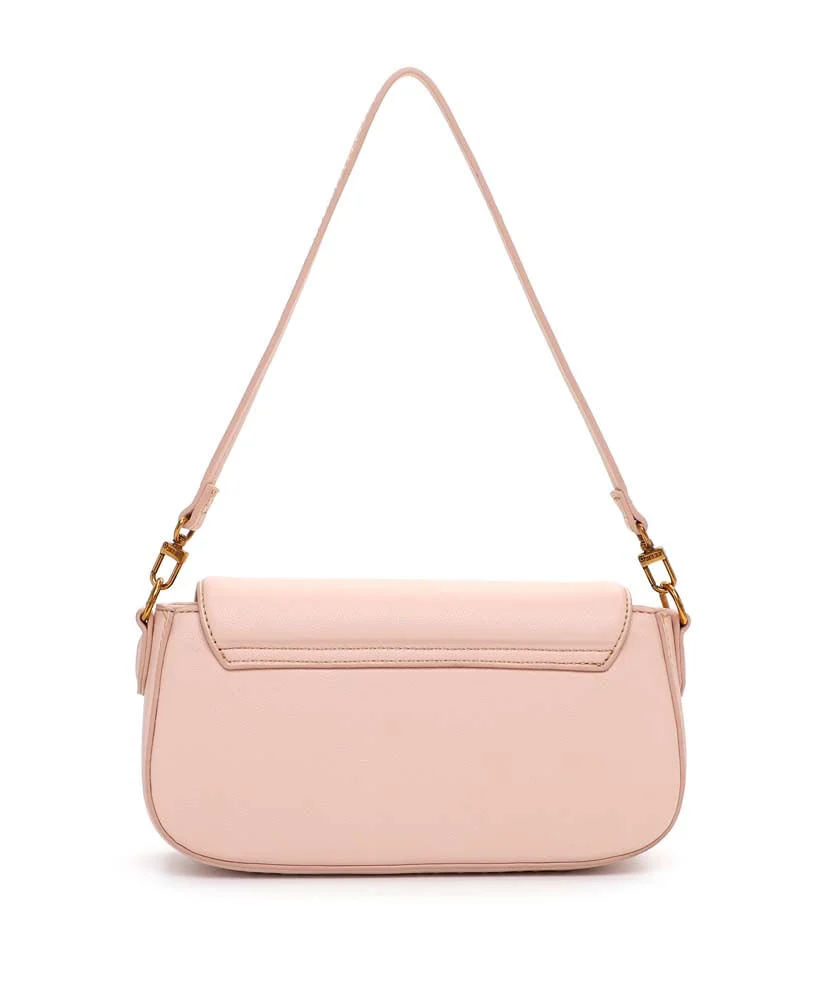 Bolsa Baguete Média Risco Alça Dupla Rosa Blossom - vista 3 de 5