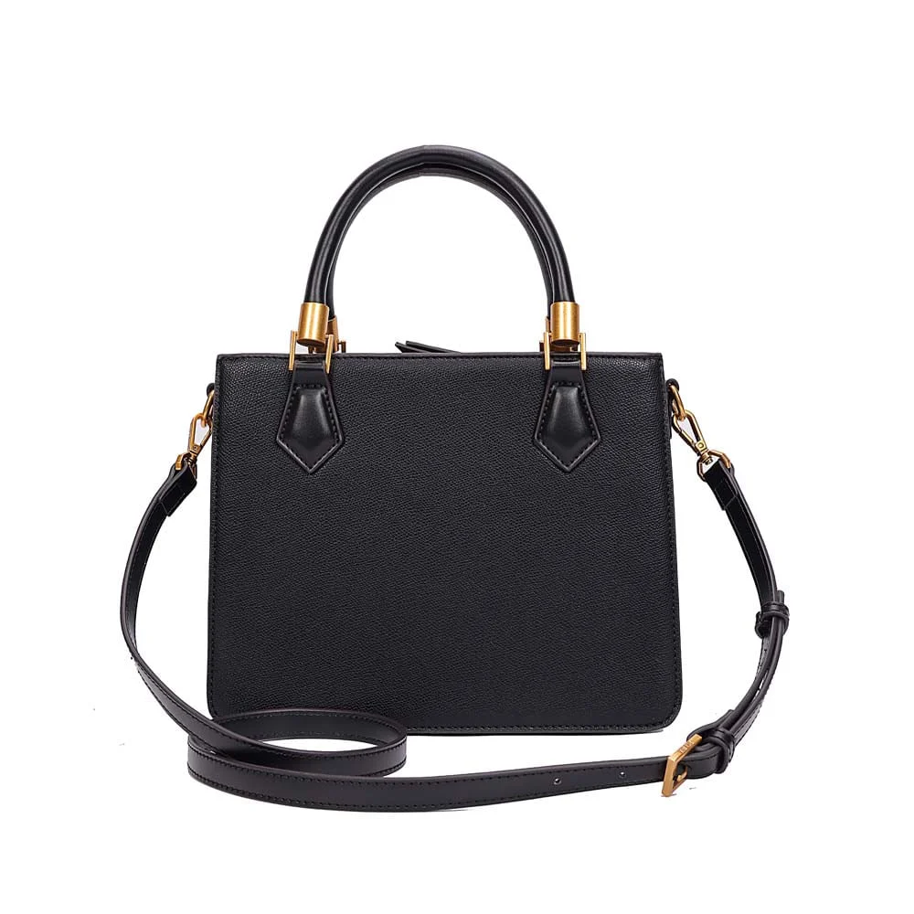 Bolsa Tote Risco Alça Dupla Preta - vista 3 de 7