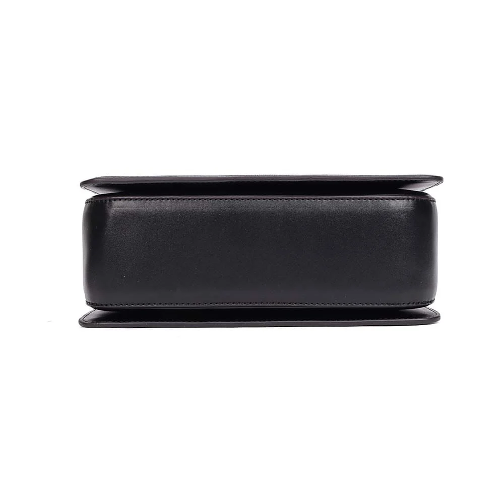 Bolsa Tote Risco Alça Dupla Preta - vista 4 de 7