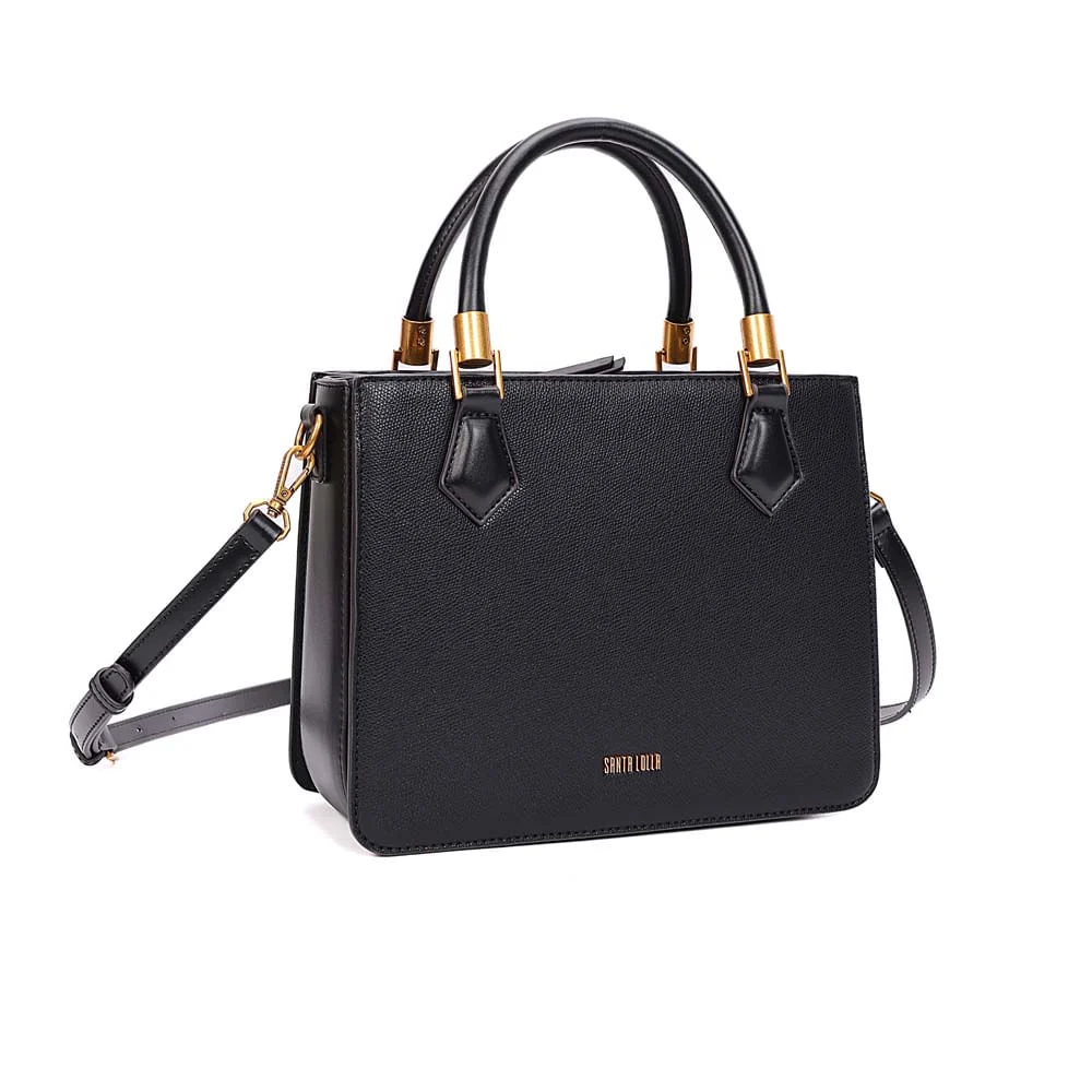 Bolsa Tote Risco Alça Dupla Preta - vista 7 de 7