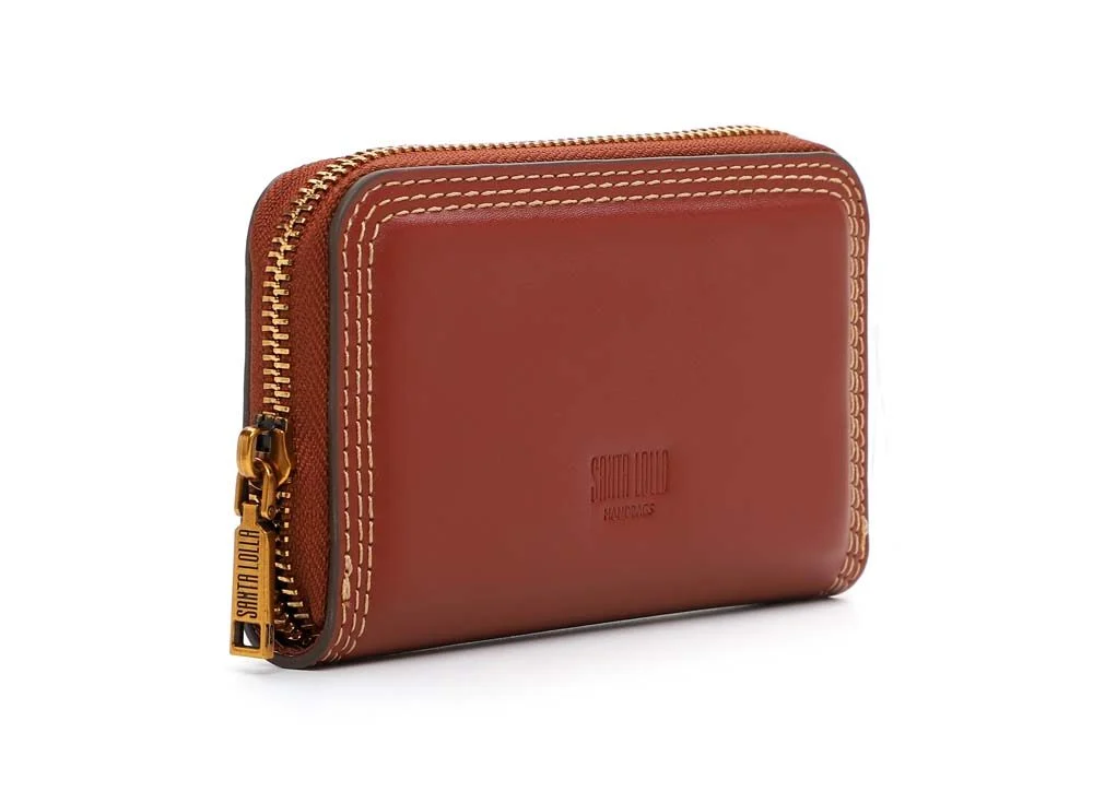 Carteira Soft Marrom Terracota - vista 2 de 5