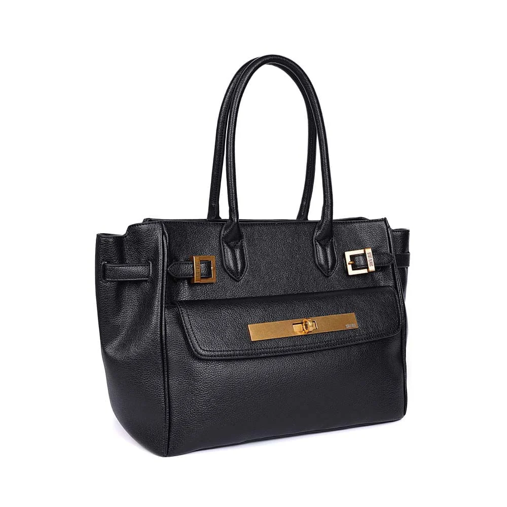 Bolsa Grande Floater Alça De Ombro Preta - vista 2 de 9