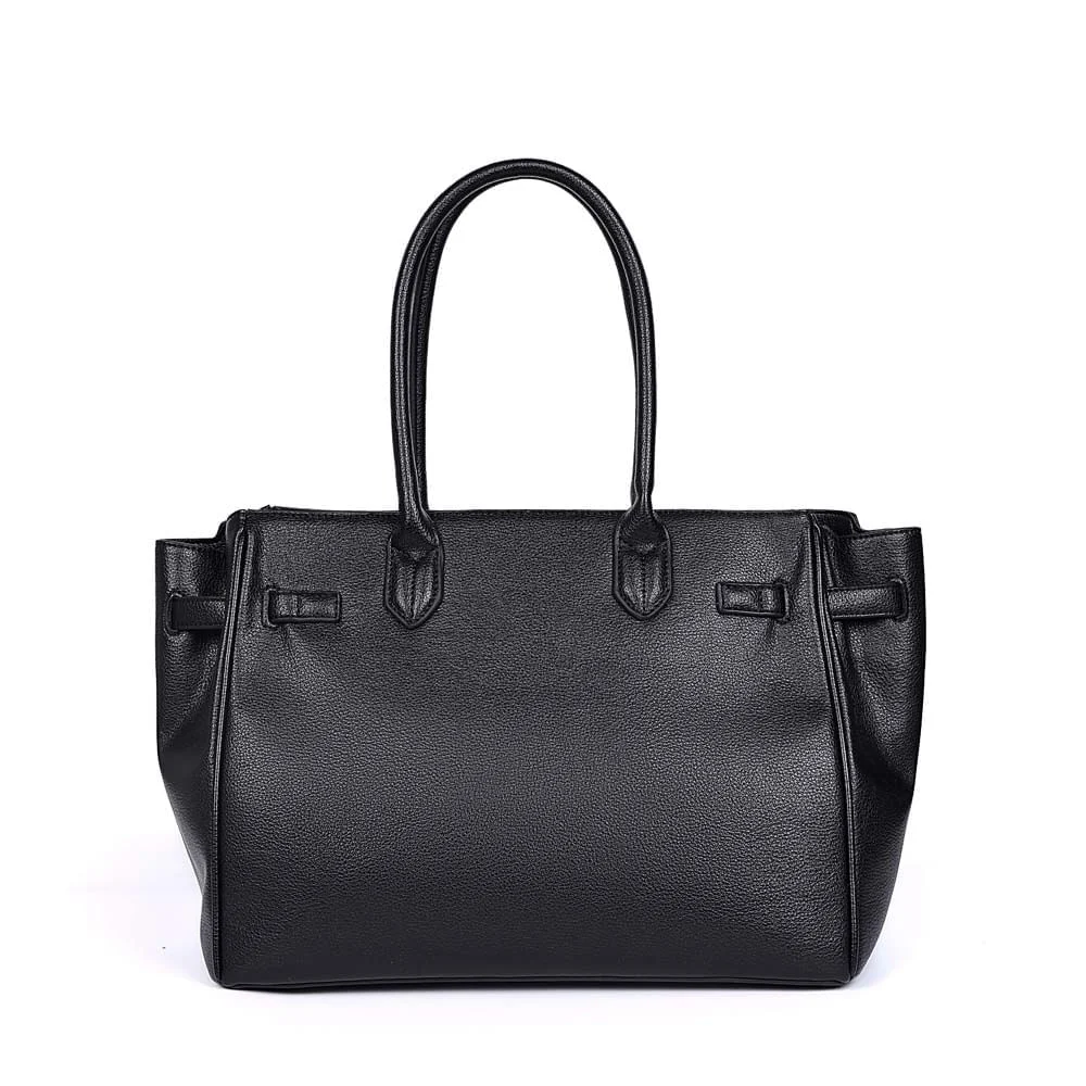 Bolsa Grande Floater Alça De Ombro Preta - vista 5 de 9