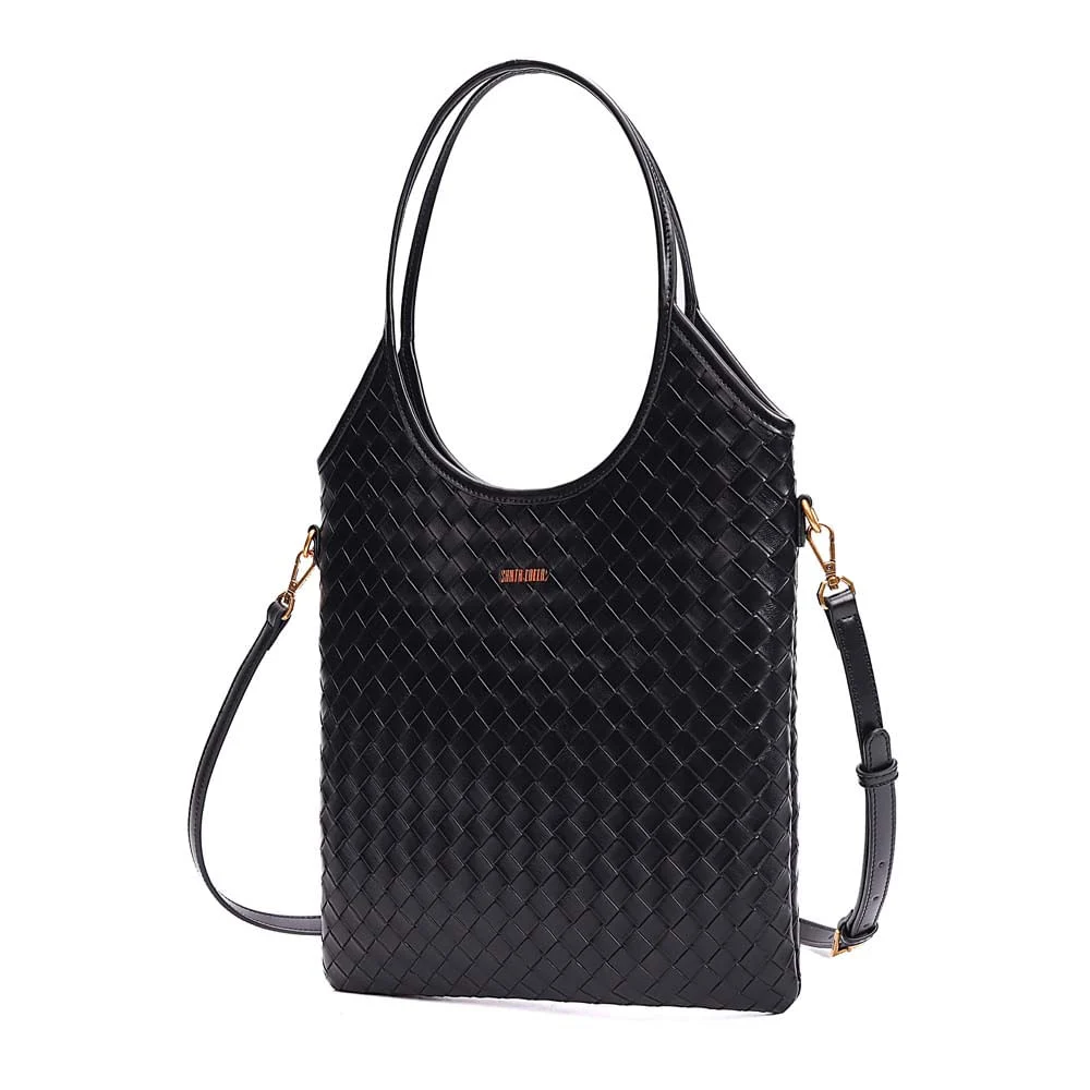 Bolsa Shopper Tressê Alça Dupla Preta - vista 3 de 7