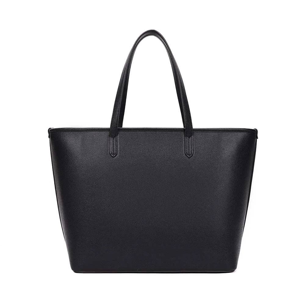 Bolsa Shopper Risco Alça De Ombro Preta - vista 5 de 7
