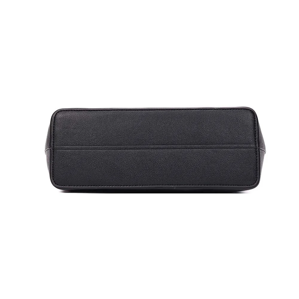 Bolsa Shopper Risco Alça De Ombro Preta - vista 6 de 7