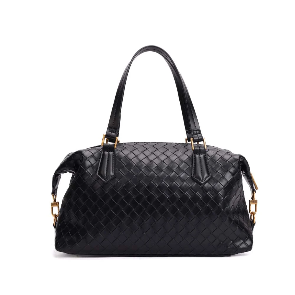 Bolsa Grande Tressê Alça De Ombro Preta - vista 4 de 7