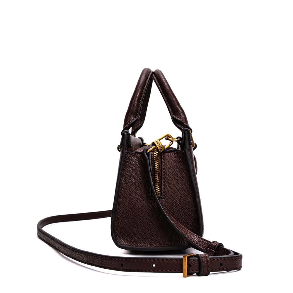 Bolsa Tote Alça Dupla Marrom Dark Cocoa - vista 4 de 7
