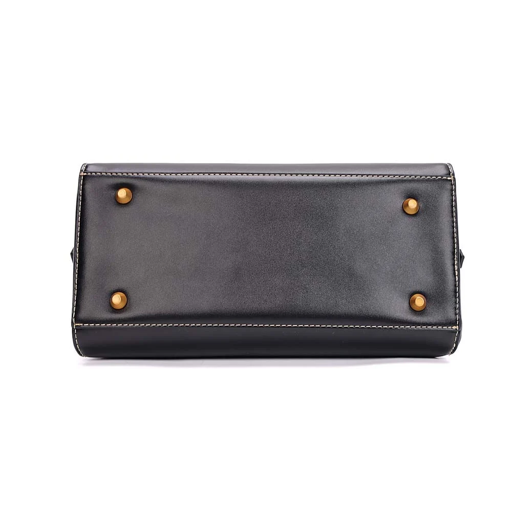 Bolsa Média Soft Alça Dupla Preta - vista 6 de 7