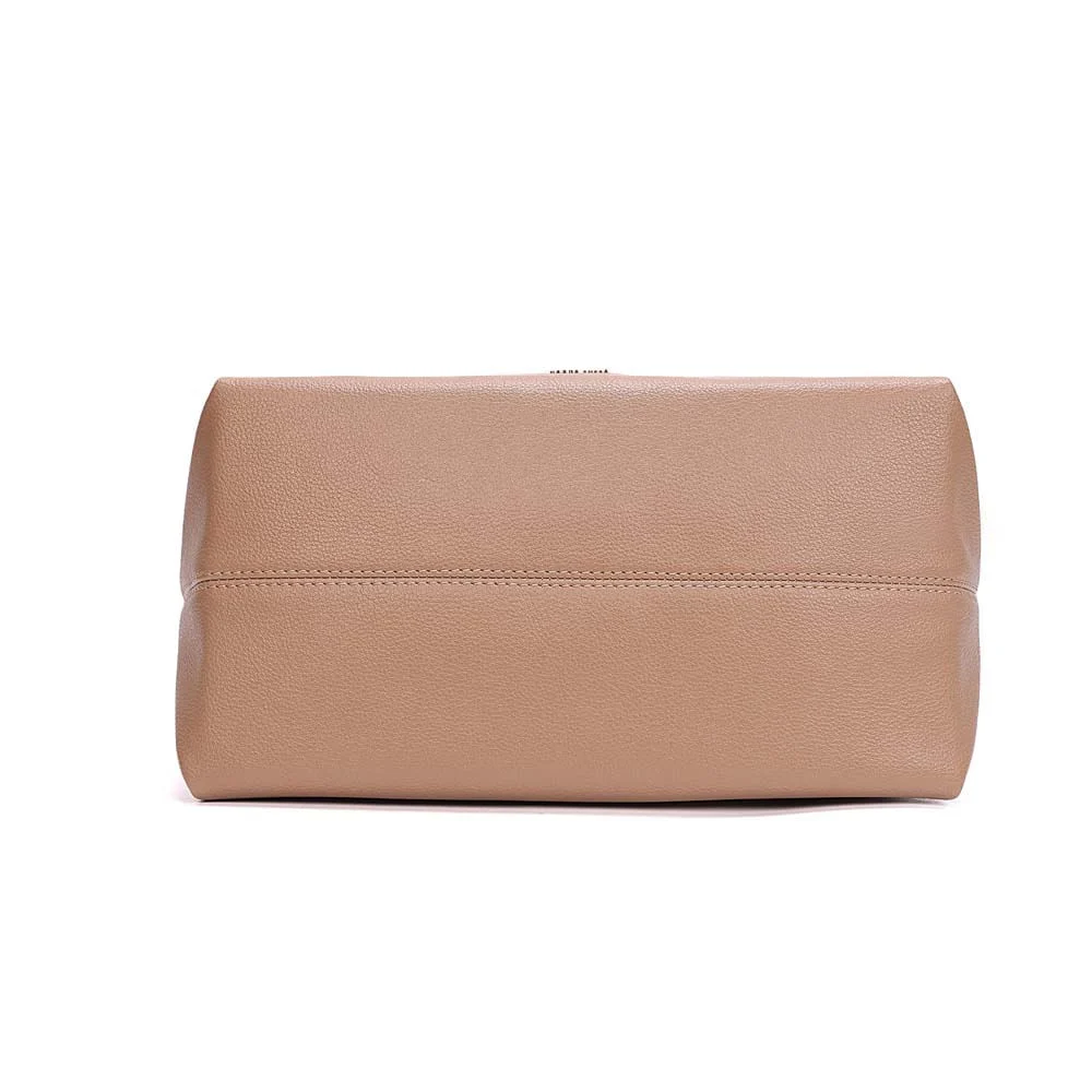 Bolsa Média Floater Alça De Ombro Bege Areia - vista 6 de 7